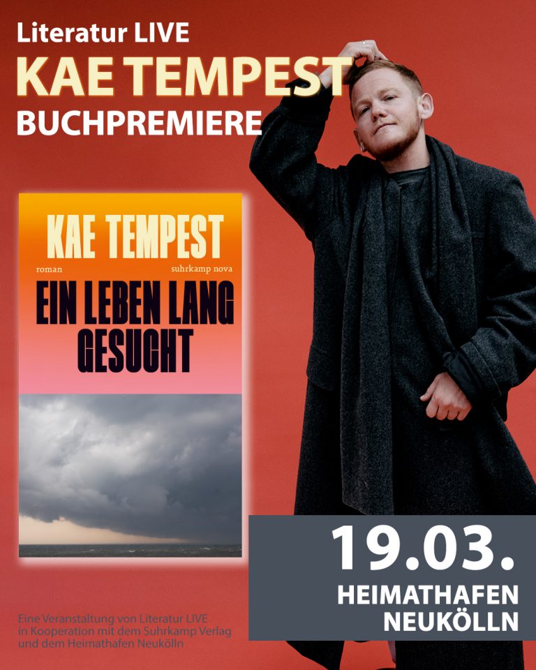 Kay Tempest Kae Tempest | Literatur Live Berlin