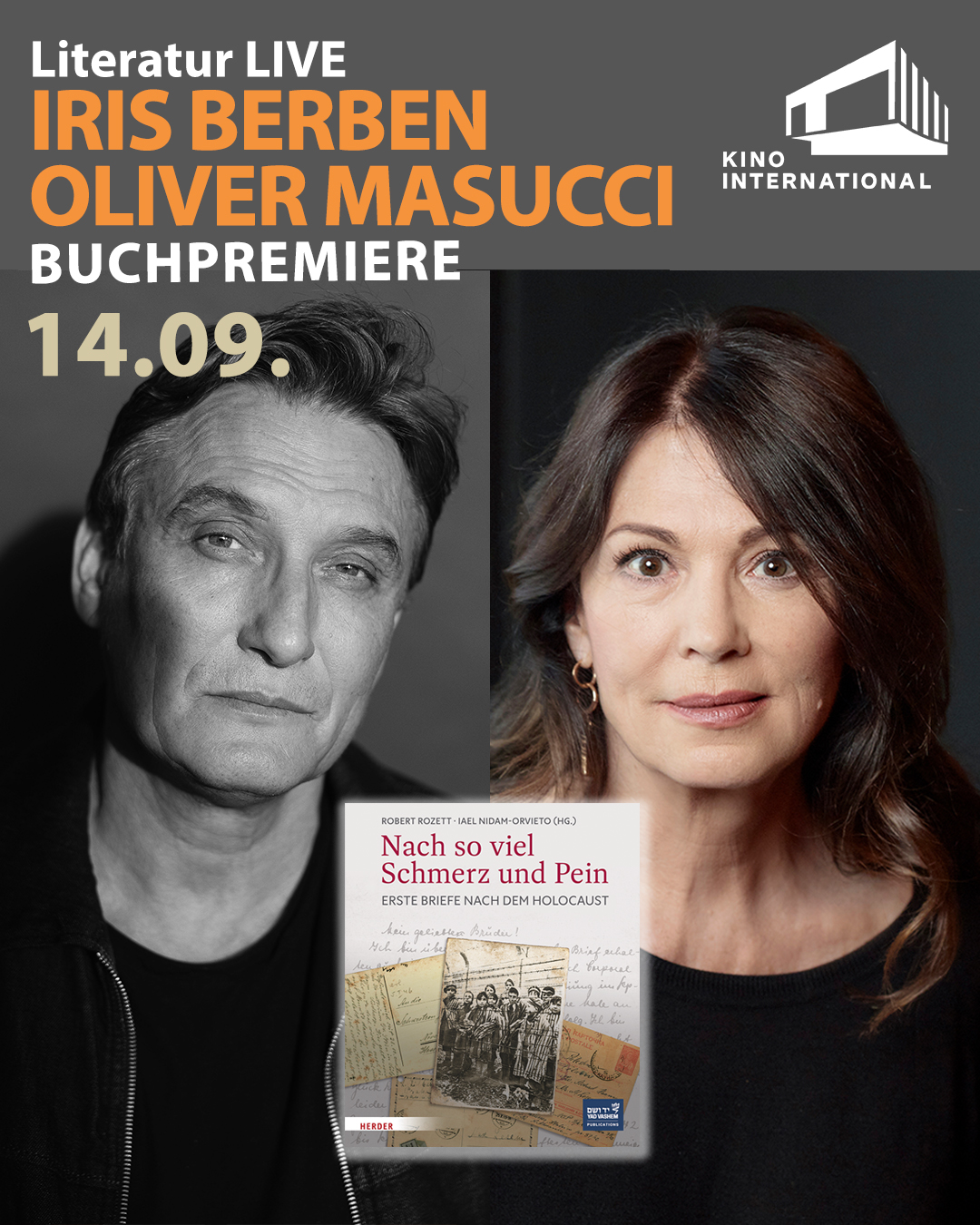 Iris Berben und Oliver Masucci