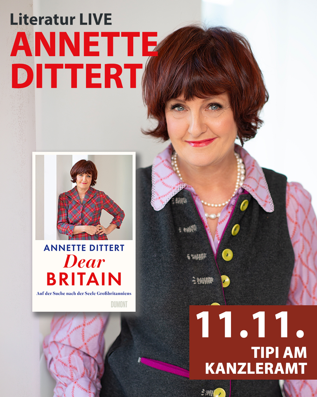 Annette Dittert im Tipi