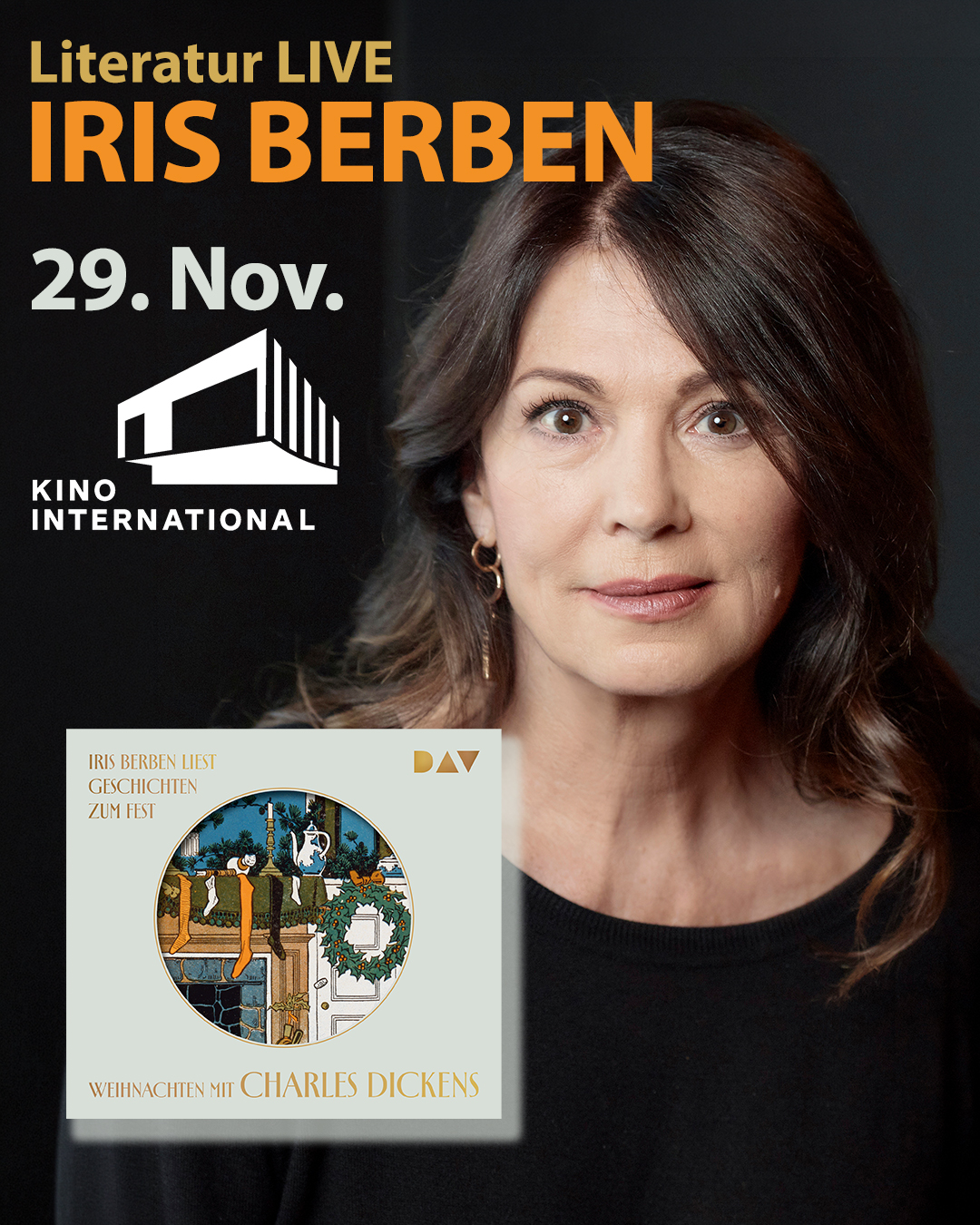 Iris Berben liest Charles Dickens